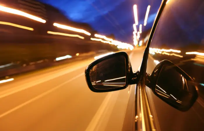 night drive blussed in motion