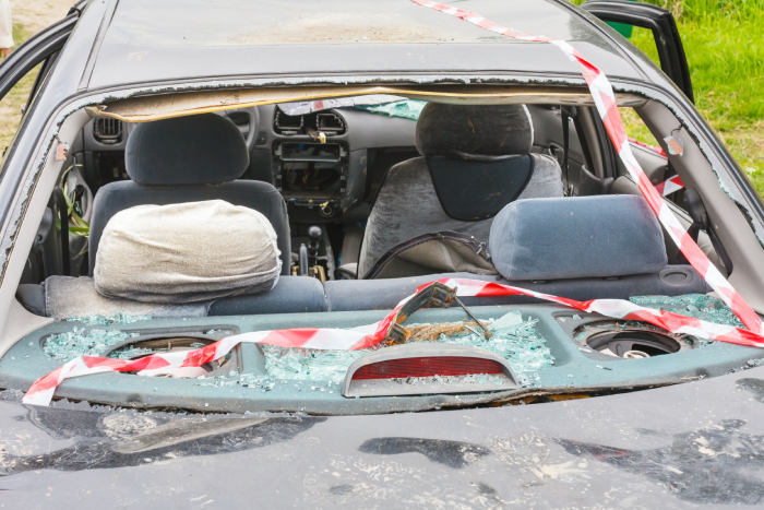 Details of a car an accident